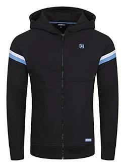 riverso Herren Kapuzenjacke RIVDanilo Schwarz/Tropical Türkis