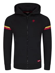 riverso Herren Kapuzenjacke RIVDanilo Schwarz/Formula Red
