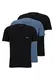 BOSS Herren TShirtRN 3P Classic Dreier-Pack T-Shirts aus Baumwolle mit Branding Gemustert M