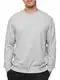 Indicode Herren Holt Sweatshirt aus Baumwollmischung   Sweater mit RIPP-Bündchen Pullover für Männer Lt Grey Mix M