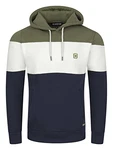 riverso Herren Kapuzenpullover RIVRemo RIVJamie Hoodie Sweatshirt Ivy Olive/White/Navy