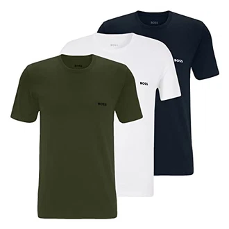 BOSS T-Shirt Navy/Oliv/White