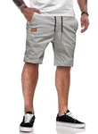JMIERR Cargo Shorts Herren Chino mit Taschen Grau