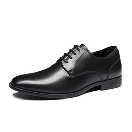Herren Anzugschuhe Derby Schnürschuhe Business Schuhe Formale Moderne Klassische SCHWARZ SBOX221M-E Größe 43 (EUR)