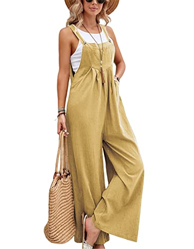 CUPSHE Damen-Overall Mit Weitem Bein – Lässiger Jumpsuit Für Sommer & Freizeit