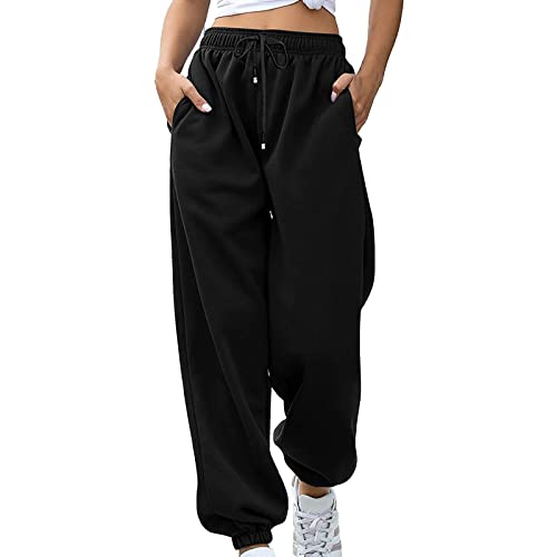 Schwarze Damen-Hose Im Gothic-Style – Hochtailliert, Mit Reißverschlusstaschen Und Kette, Für Streetwear Oder Party
