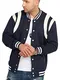 Soulstar Herren Basic Collegejacke Sweat-Jacke College Übergangsjacke S2_OLNEY-Navy-M
