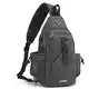 G4Free Canvas Brusttasche Schultertasche Sling Bag Herren Damen für Reise Wandern Laufen Klettern
