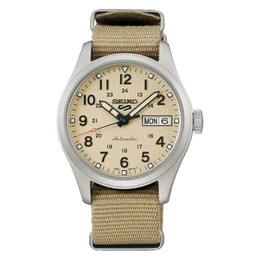 5 Sports Herren-Automatikuhr Beige SRPJ83K1