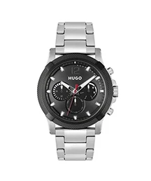 Multi Zifferblatt Quarz Uhr für Herren #IMPRESS mit Edelstahlarmband