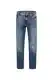 Camp David Herren Jeans CO:NO Comfort Fit Denim mit Used-Effekten Medium Blue Vintage 34 30