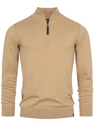 Herren Gore Pullover aus 80% Baumwolle mit Stehkragen Strickpullover für Männer Cornstalk S