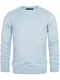 Indicode Herren Gamal Strickpullover aus 80% Baumwolle   Pullover O-Neck Pulli Männer Celestial Blue XXL