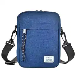 Handytasche zum Umhängen Herren, Handy Schultertaschen Herren Blau, Männer Handy Umhängetasche Satchel Seitentasche Hängetasche Umhängetaschen Handytasche mit Schulterriemen Portemonnaie Geldbörse