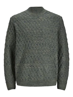 JACK & JONES Strickpullover Mock Neck