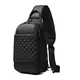 GYakeog Sling Bag Herren Wasserdicht Crossbody Bag Herren mit USB-ladeanschluss Brusttasche Herren Klein Schultertasche Herren Umhängetasche Herren Klein für Arbeit Reisen Radfahren Wandern-Schwarz
