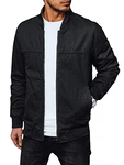 LEGRANCE Herren Übergangsjacke Basic Casual Style Schwarz