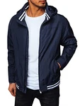 LEGRANCE Herren Übergangsjacke Basic Casual Style Dunkelblau/Blau/Hellblau