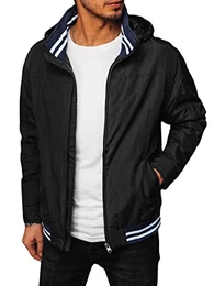 - Herren Übergangsjacke Männer Frühling Bomberjacke Herbst Bomberjacke für Herren Outdoorjacke Leichte Herrenjacke Alltagsjacke Basic Casual Style