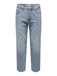 ONLY & SONS Straight-Jeans ONSEdge Blau/Light Blue Denim (22026986)