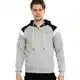 Ywenaisy Sweatjacke Herren mit Kapuze Zip Hoodie Herren Kapuzenjacke Herren Leicht Kapuzenpullover Hoodie Herren mit Reißverschlus Farbblock Pullover Hoodie Fleecejacke Herren(09#Grau,M)