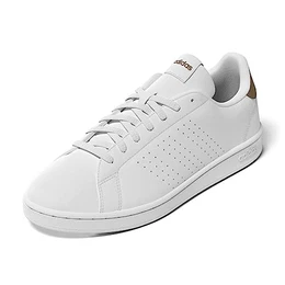 Herren Advantage Shoes-Low (Non Football), FTWR White/FTWR White/Bronze Strata, 43 1/3 EU