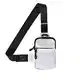 Schultertaschen, Brusttasche mit Reflexstreifen, Sling Bag, Umhängetaschen Sling Rucksack Crossbody Bag Backpack, Schultertasche für Outdoorsport Wandern Radfahren Bergsteigen Reisen Camping (Weiss)
