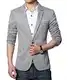 Nemopter Herren Sakko Lässige Elegante Slim Fit Blazer Einknopf Anzugjacke Herren Blazer Jackett