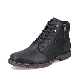 Herren Schnürstiefeletten 13742, Männer Stiefeletten,halbstiefel,kurzstiefel,uebergangsschuhe,uebergangsstiefel,schwarz (00),43 EU / 9 UK