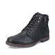Rieker Herren Schnürstiefeletten 13742, Männer Stiefeletten,halbstiefel,kurzstiefel,uebergangsschuhe,uebergangsstiefel,schwarz (00),43 EU / 9 UK