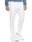 Indicode Herren INCobra Jeanshose aus Baumwolle mit 4 Taschen Denim Herrenjeans Weiß