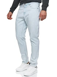 Herren INCobra Jeanshose aus Baumwolle mit 4 Taschen Denim Herrenjeans Stone Blue Denim 32/32