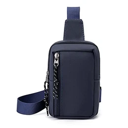Sling Bag Brusttasche Klein Herren Damen - Schultertasche Wasserdicht Schulter Umhängetasche Klein Crossbody Handytasche zum Reisen Outdoor