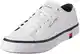 Tommy Hilfiger Herren Modernes Vulc Corporate Leder Vulkanisierter Sneaker, Weiß, 43 EU