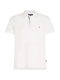 Herren Flag Under Placket REG Polo MW0MW31684 Langarm T-Shirt, Weiß (White), XXL