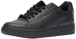 Herren Cupsole Sneaker Basket Core Leather Schuhe, Schwarz (Black), 43 EU