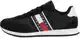 Tommy Jeans Herren Runner Sneaker Sportschuhe, Schwarz (Black), 41