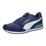 PUMA Unisex ST Runner V3 NL Sneaker Navy/Gray/Grün/Weiß