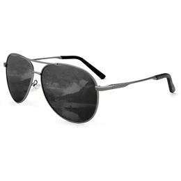 Pilotenbrille Sonnenbrille Herren Damen Piloten-Polarisiert Sonnenbrille Metallrahmen Unisex Fahren Sonnenbrille mit UV400 Schutz