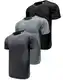 Herren 3er Pack Sport Tshirts Funktionsshirt Laufshirt Kurzarm T-Shirts UPF 50+ Schnelltrocknend Atmungsaktiv Sport Shirt Männer Sportshirt Herren Kurzarm Trainingsshirt Black/Grey/Dark Grey-3P16-M Herren 3er Pack Sport Tshirts Funktionsshirt Laufshirt Kurzarm T-Shirts UPF 50+ Schnelltrocknend Atmungsaktiv Sport Shirt Männer Sportshirt Herren Kurzarm Trainingsshirt Black/Grey/Dark Grey-3P16-M