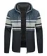IGEEKWELL Sweatjacke Gefüttert Herren Fleece Hoodie Herren Hoody mit Kapuze Kapuzenpullover für Herren mit Reißverschluss Strickjacken für Herren Winter Sweatjacke Herren mit Kapuze