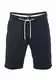 riverso Herren Shorts RIVOliver Bermuda Leinen Short Kurze Freizeit Sommer Hose Regular Fit Schwarz M, Größe:M, Farbe:Black