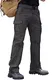 Vthereal Cargohose Herren Baumwolle Outdoorhose mit 7 Taschen Männer Arbeitshosen Chino Taktische Ranger Hose für Jagd Wandern, Grau, M