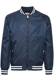 10356MM IDKevin College jacke Herren Übergangsjacke Herrenjacke jacke Rippbündchen Regular Fit Robuste Polyester-Qualität, Größe:XL, Farbe:Navy (400)