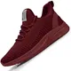 Feethit Turnschuhe Herren Laufschuhe Sportschuhe Sneaker rutschfeste Gummisohlen Leichte und Atmungsaktiv für Gehen Weinrot 41