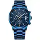 CRRJU Herren Uhr wasserdichte Chronographen Armbanduhr Männer Edelstahlarmband Business Analog Quarzuhr mit Kalender