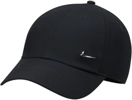 , Dri-Fit Club, Hut Mit Visier, Schwarz/Metallisches Silber, M/L, Unisex Erwachsener
