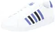 K-Swiss Herren COURT Sneaker, White/Sodalite Blue/Black, 43 EU