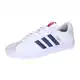 adidas Herren Vl Court, Cloud white/DARK BLUE/better scarlet, 43 1/3