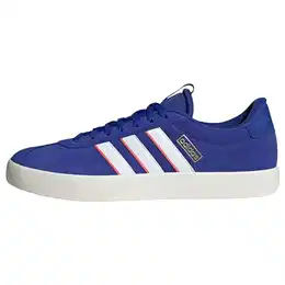 Herren VL Court Sneakers, Semi Lucid Blue Cloud White Bright Red, 43 1/3 EU